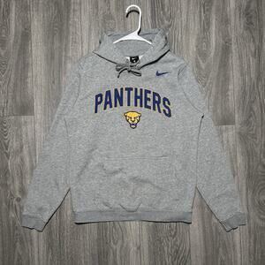 Nike Pitt Panthers Football Pullover Club Fleece Hoodie Men’s Small Gray NCAA